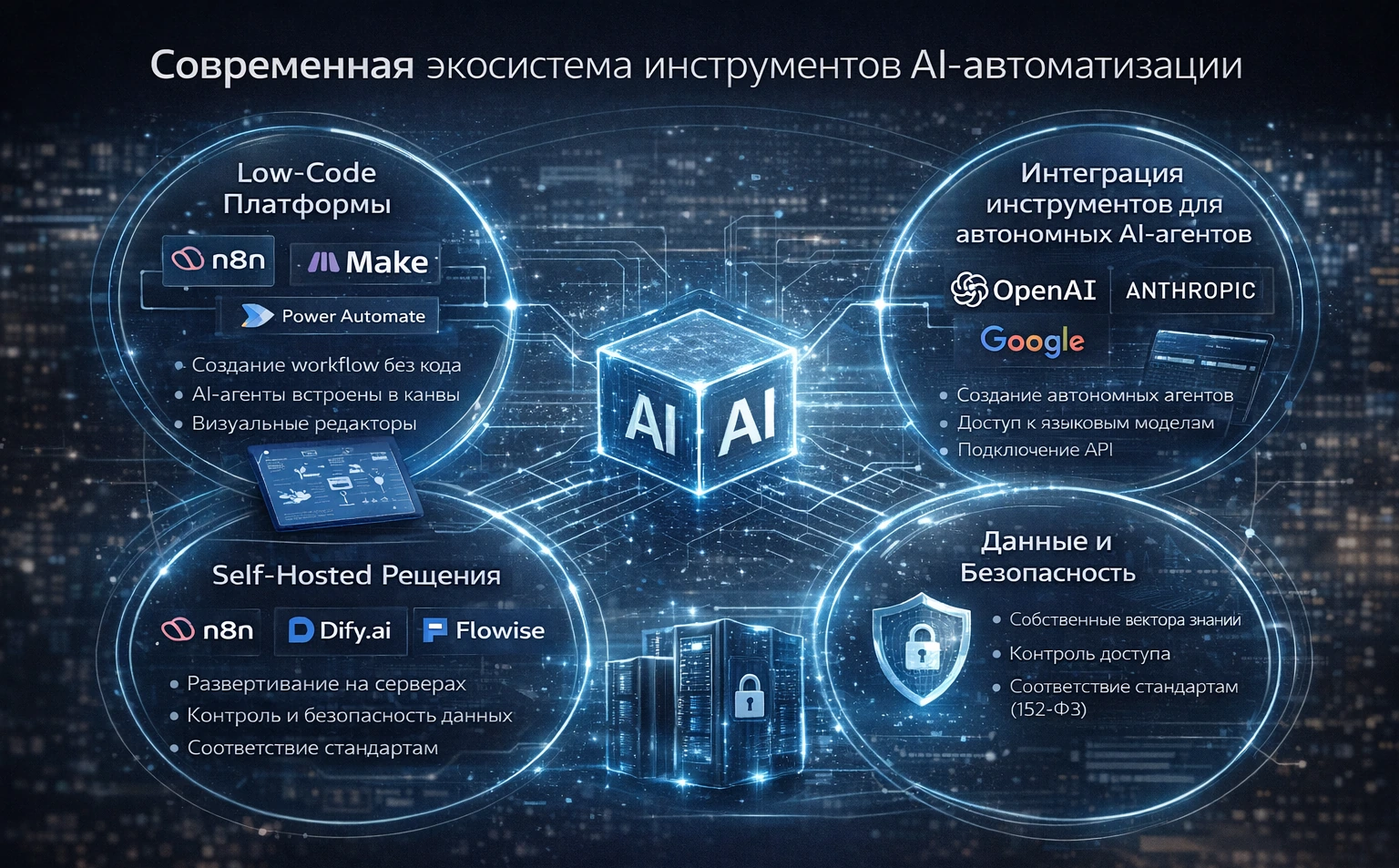 Экосистема инструментов AI-автоматизации в 2026 году